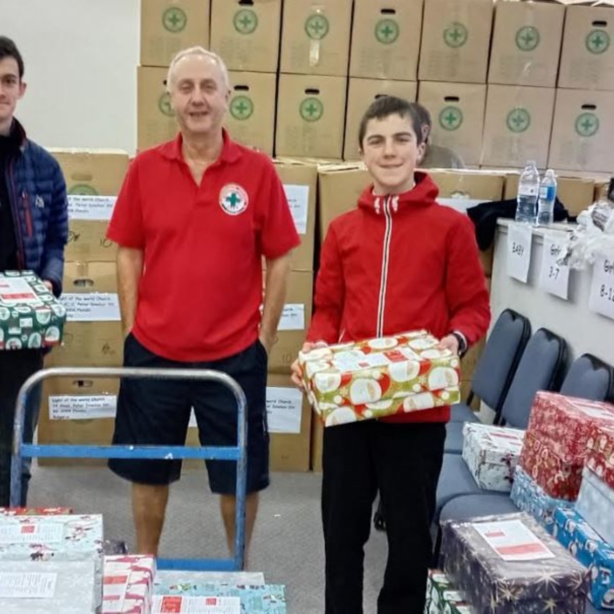 Inverness royal academy blythswood shoeboxes